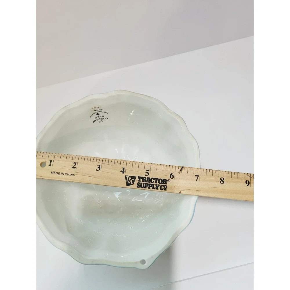 Franklin Mint Le Cordon Bleu Lemon Ceramic Jello Mold Wall Hanging 1986 White 7